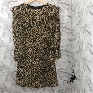 Zara Trafaluc Collection Leopard Print Dress